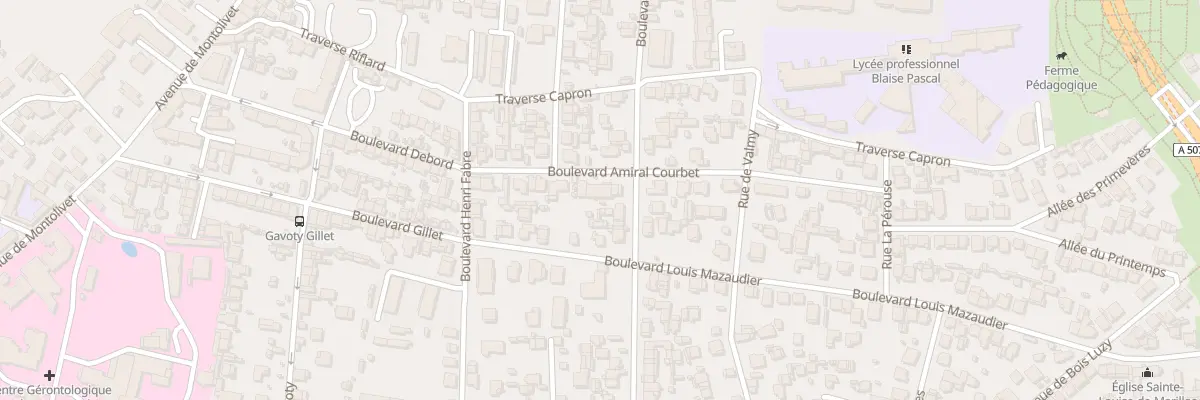 Plan du 18 Bd Amiral Courbet à Marseille 12e Arrondissement