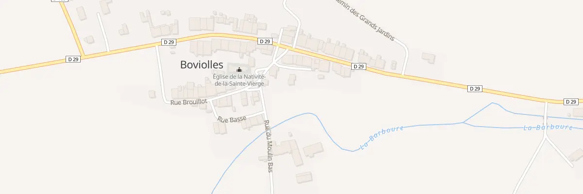 Plan du 1 Rue de la Cour à Boviolles