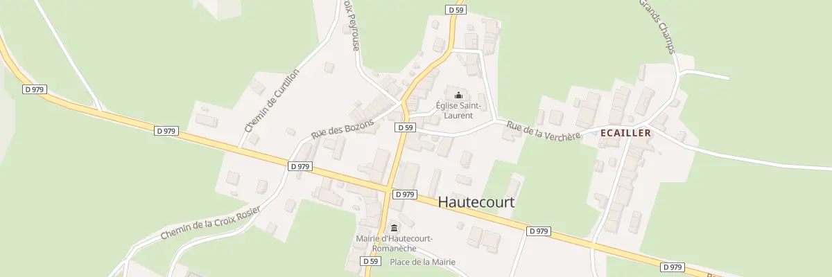 Plan du 60 Rte de Cize à Hautecourt-Romanèche