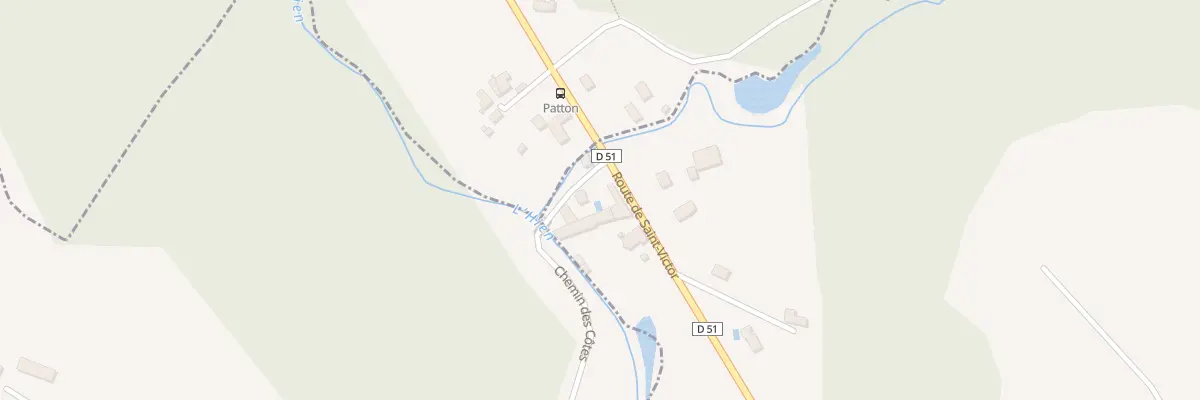 Plan du 161 Rte de Saint - Victor à Montagnieu