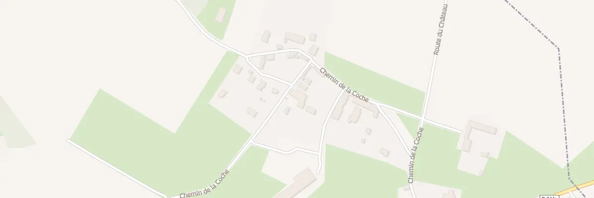 Plan du 593 Che de la Coche à Sermérieu