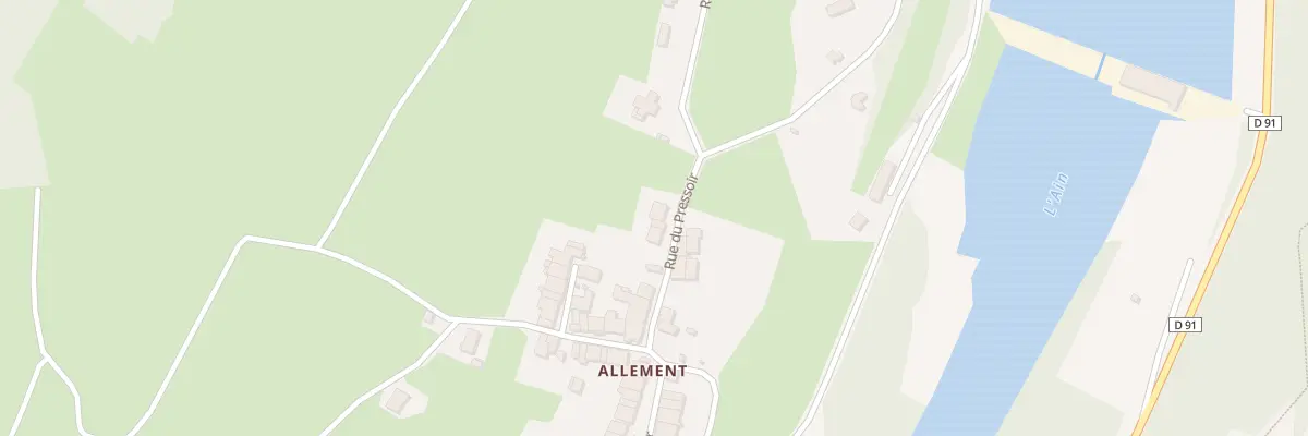 Plan du 423 Rue du Pressoir - Allement à Poncin