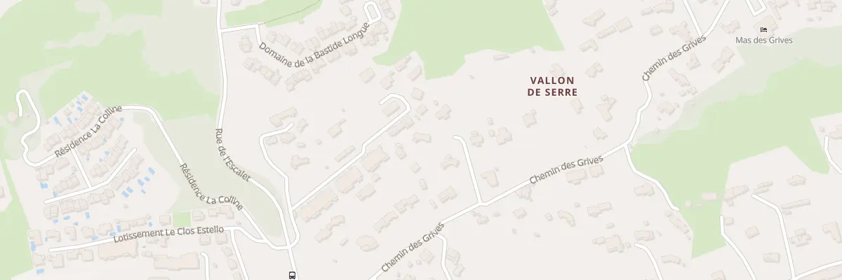 Plan du 51B Che des Grives à Marseille 13e Arrondissement