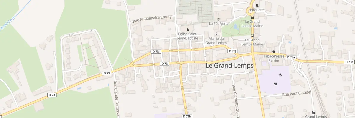 Plan du 1 Rue de l’Eglise au Grand-Lemps