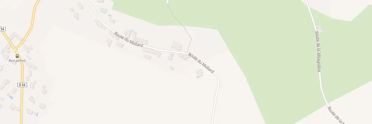 Plan du 44 Rte du Mollard à Rochetoirin