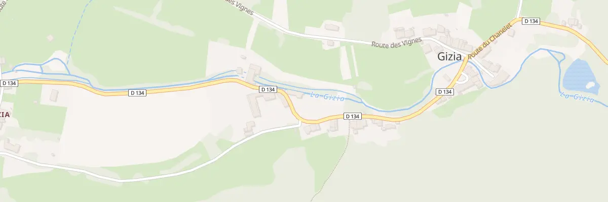Plan du 342 Rte de la Reculée à Gizia