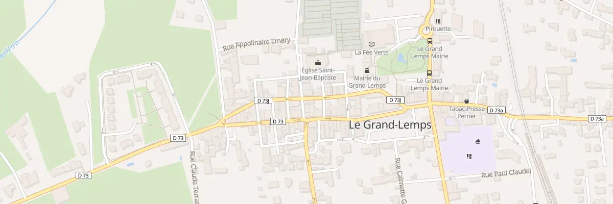 Plan du 21 Rue Lamartine au Grand-Lemps