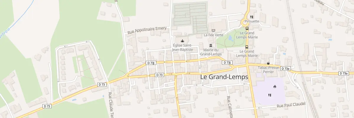 Plan du 22 Rue Lamartine au Grand-Lemps