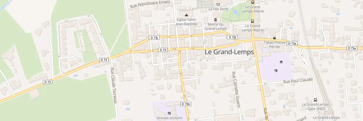 Plan du 18 Rue des Ecoles au Grand-Lemps
