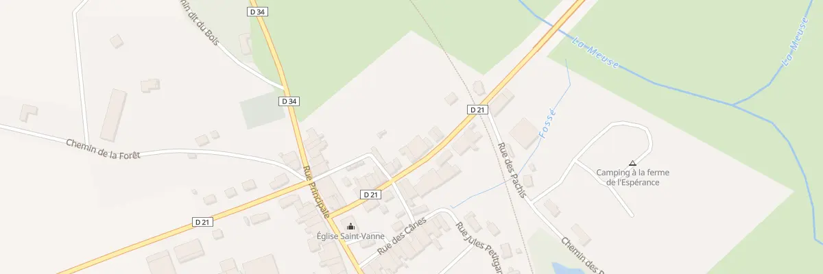 Plan du 8 Rue des Marronniers à Villers-sur-Meuse