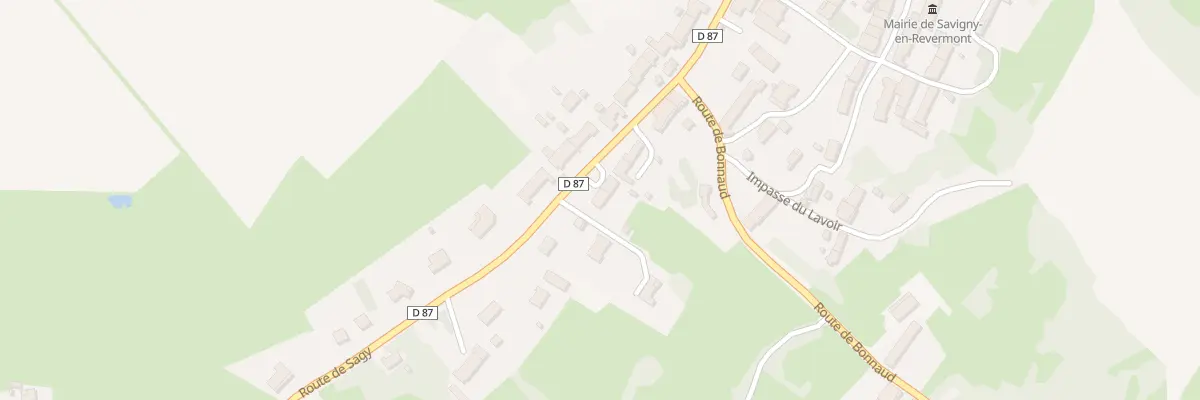 Plan du 209 Rte de Sagy à Savigny-en-Revermont