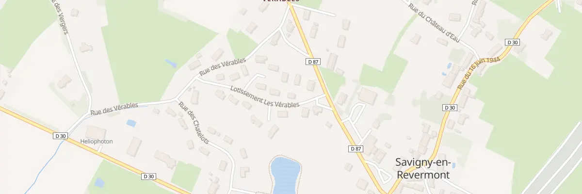Plan du 46 Lot les Verables à Savigny-en-Revermont