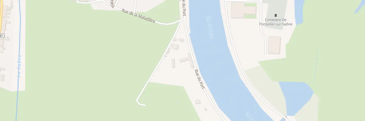 Plan du 20 Rue du Port à Pontailler-sur-Saône