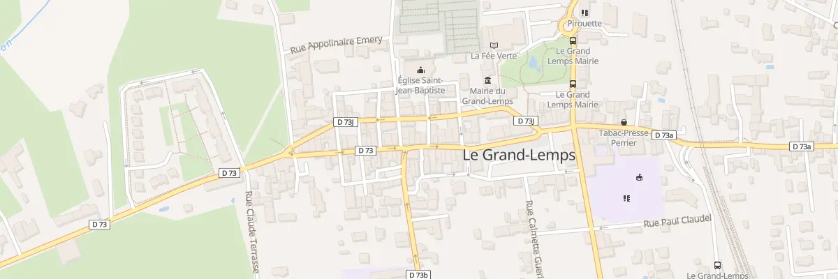 Plan du 17 Rue Lamartine au Grand-Lemps