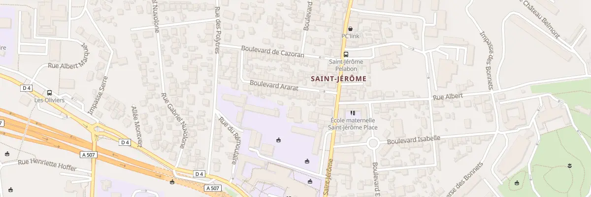 Plan du 15 Bd Ararat à Marseille 13e Arrondissement
