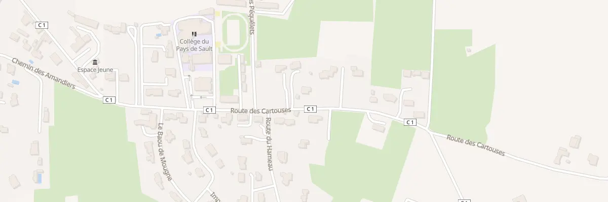 Plan du 5003 Rte des Cartouses à Sault