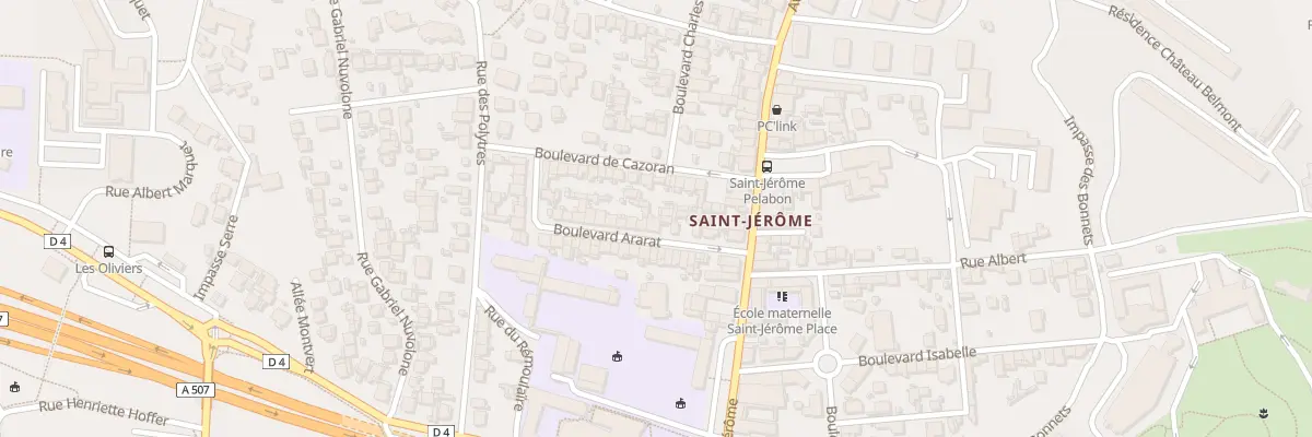 Plan du 12 Bd Ararat à Marseille 13e Arrondissement