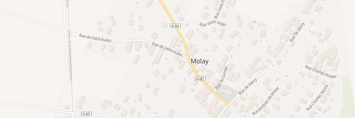 Plan du 1 Rue de Saint-Aubin à Molay