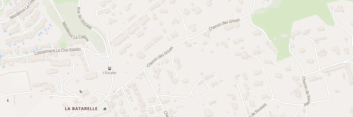Plan du 32B Che des Grives à Marseille 13e Arrondissement
