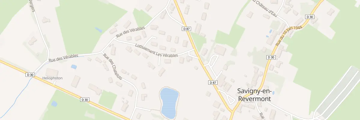 Plan du 21 Lot les Verables à Savigny-en-Revermont