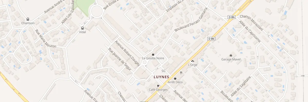 Plan du 3 Sq Abbe Blaize Luynes à Aix-en-Provence
