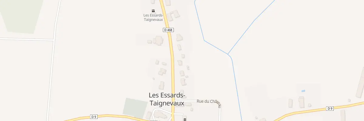 Plan du 8 Rte de Chaussin aux Essards-Taignevaux