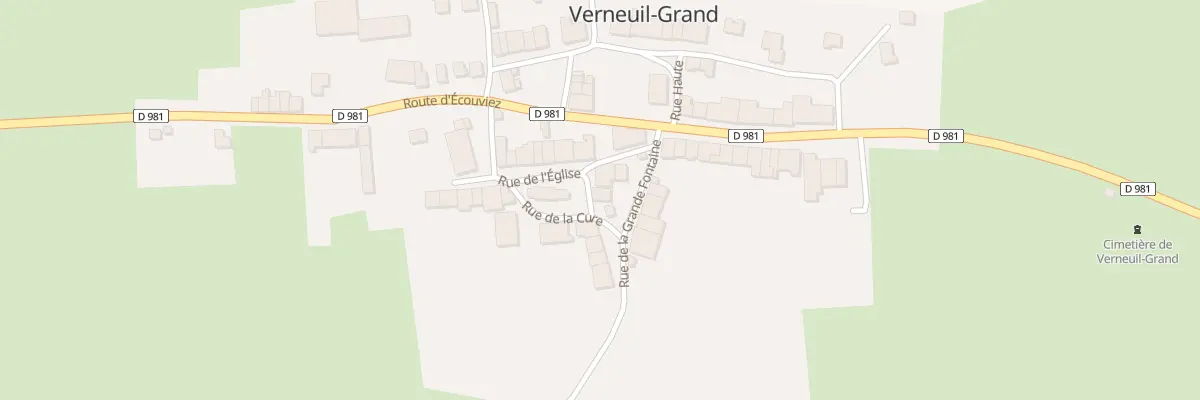 Plan du 1 Rue de la Cure à Verneuil-Grand