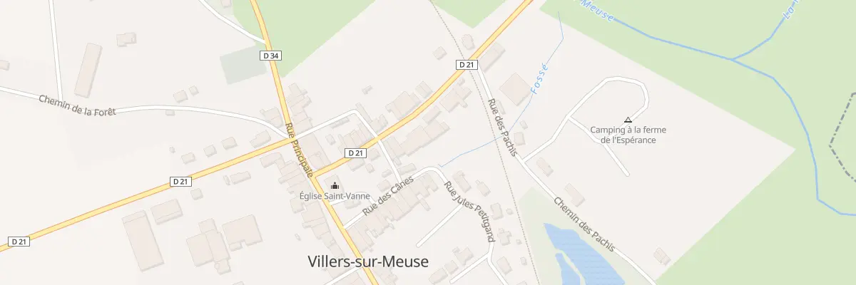 Plan du 11 Rue des Marronniers à Villers-sur-Meuse