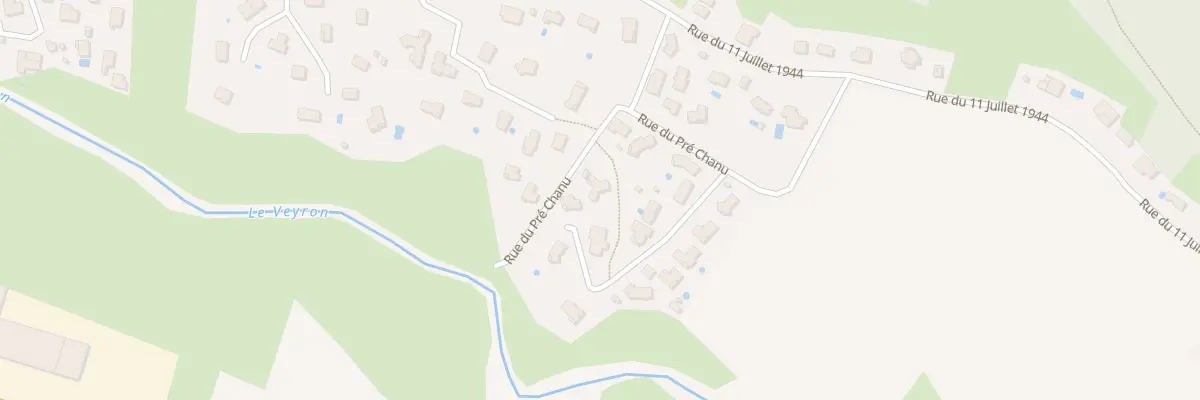 Plan du 10 Rue du Pré Chanu à Poncin