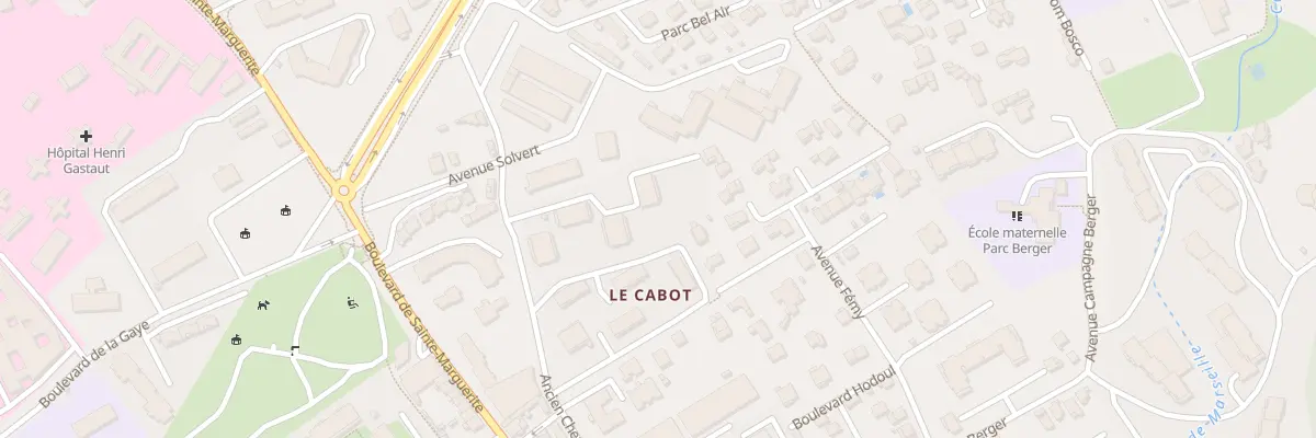 Plan du 175 Ancien Chemin de Cassis à Marseille 9e Arrondissement
