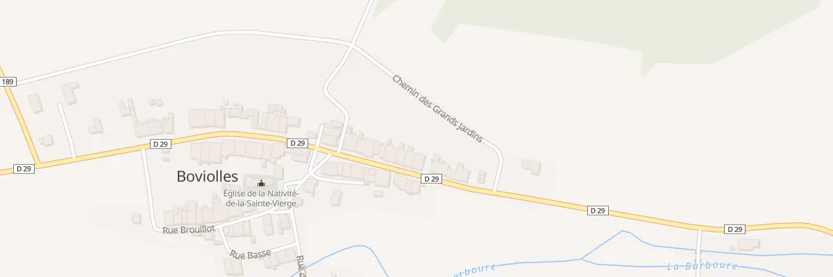 Plan du 13 Rue du Moulin Haut à Boviolles