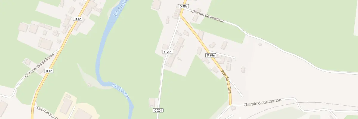 Plan du 97 Rte de Curfin à Simandre-sur-Suran