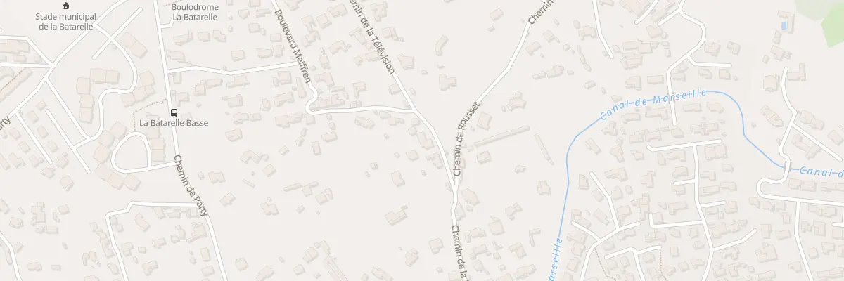 Plan du 93 Che de la Bastide Longue à Marseille 13e Arrondissement