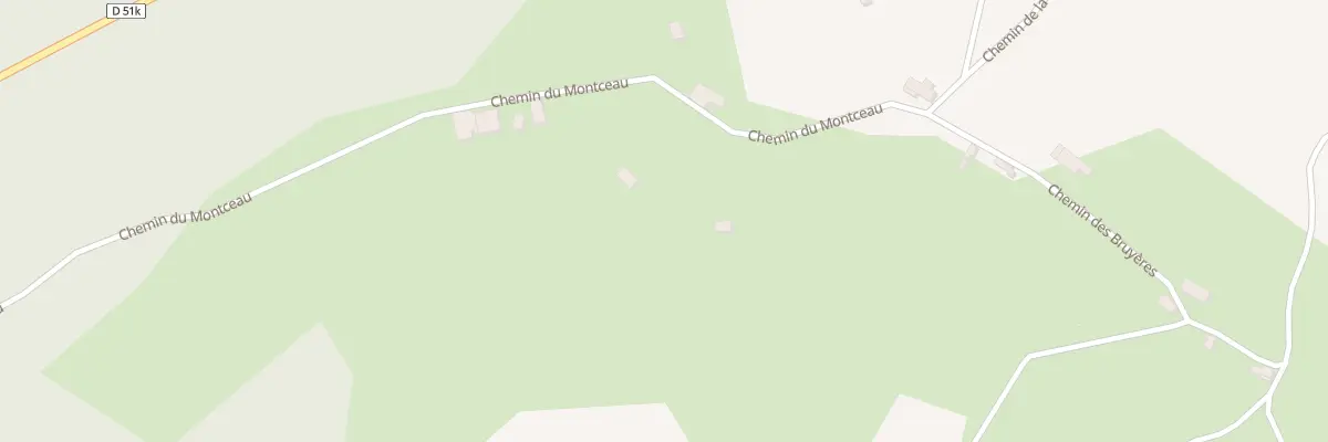 Plan du 9 Che du Montceau à Montrevel