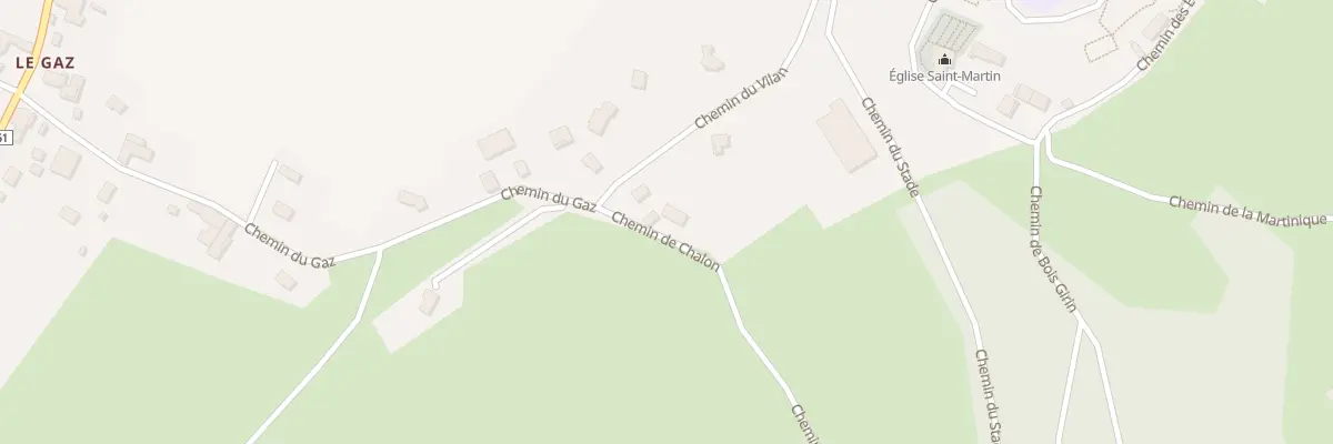 Plan du 5 Che de Chalon à Doissin
