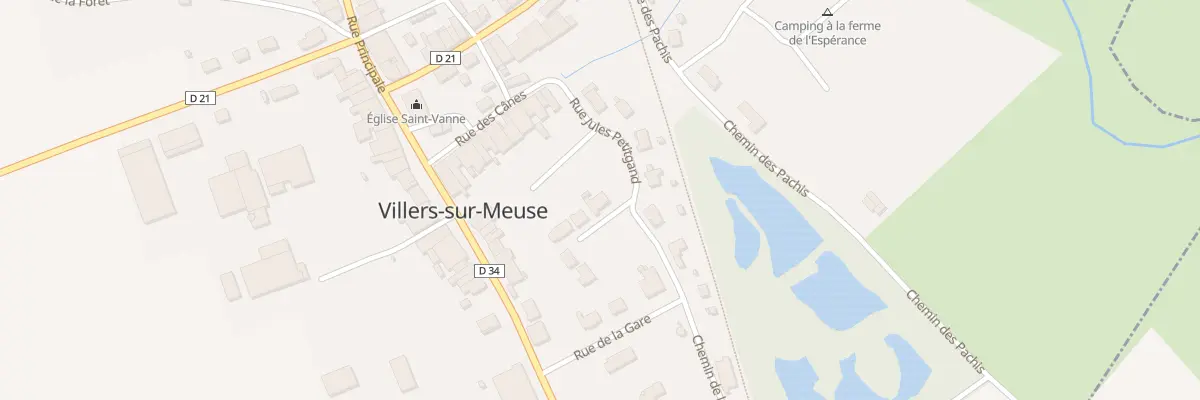 Plan du 16 Rue Jules Petitgand à Villers-sur-Meuse