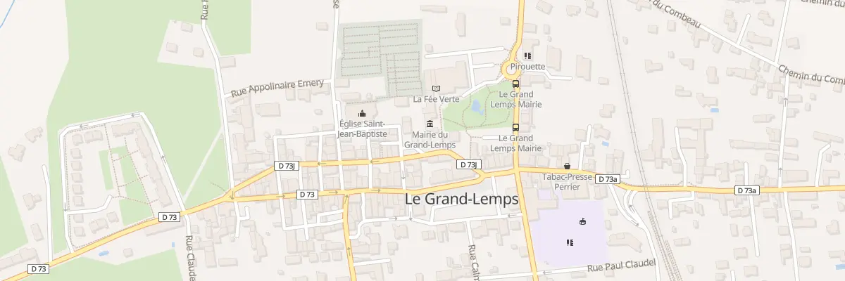 Plan du 8 Rue Lamartine au Grand-Lemps