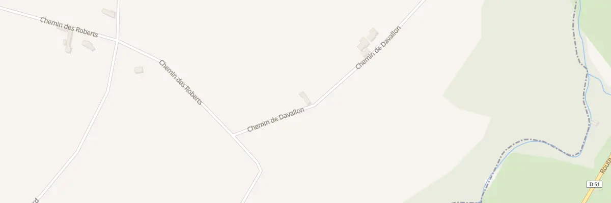 Plan du 15 Che de Davallon à Torchefelon