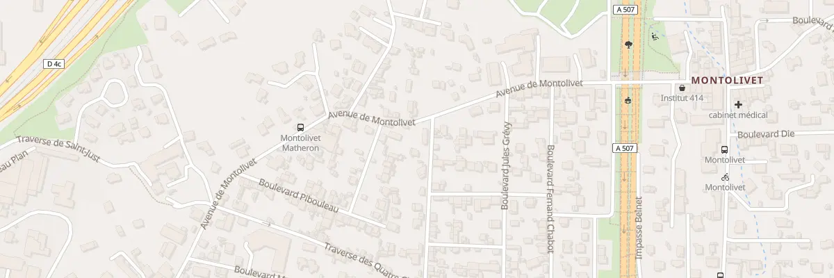 Plan du 2 Bd Turgot à Marseille 12e Arrondissement