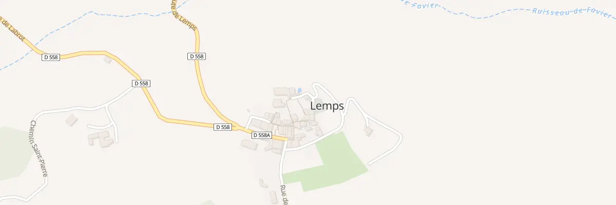 Plan du 5040 Le Village à Lemps
