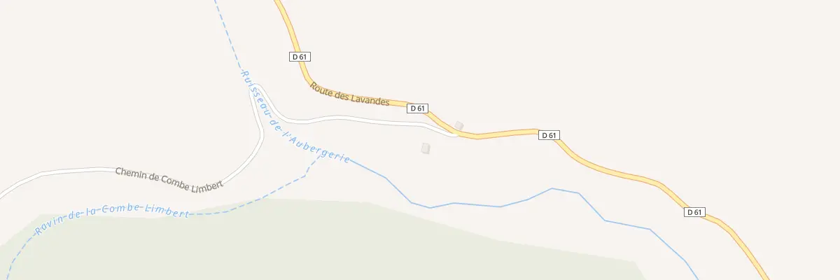 Plan du 87 Che de Combe Limbert à Bellegarde-en-Diois