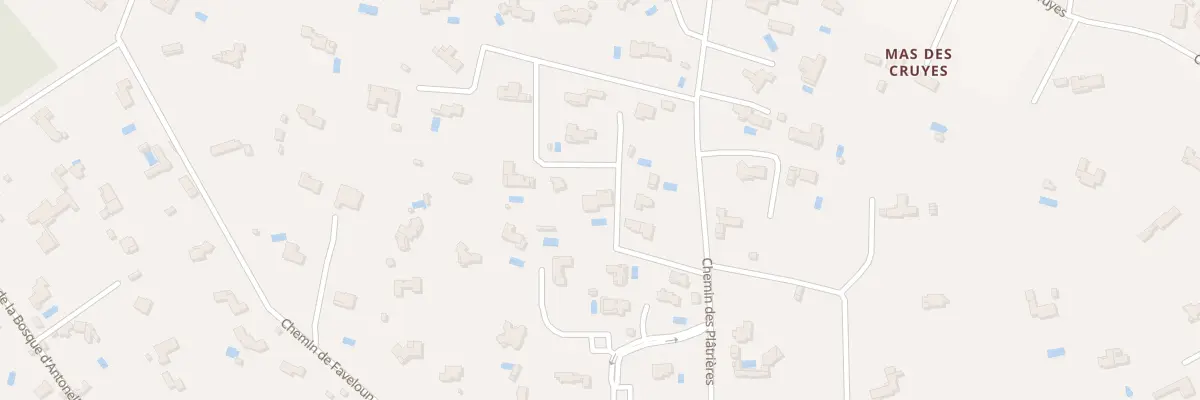 Plan du 915A Che des Platrières à Aix-en-Provence