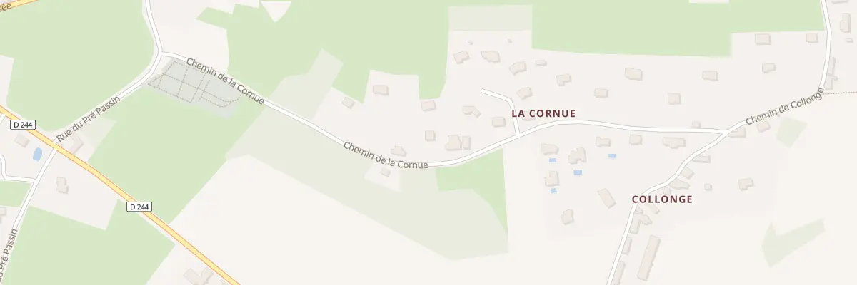 Plan du 324 Che de la Cornue à Sermérieu