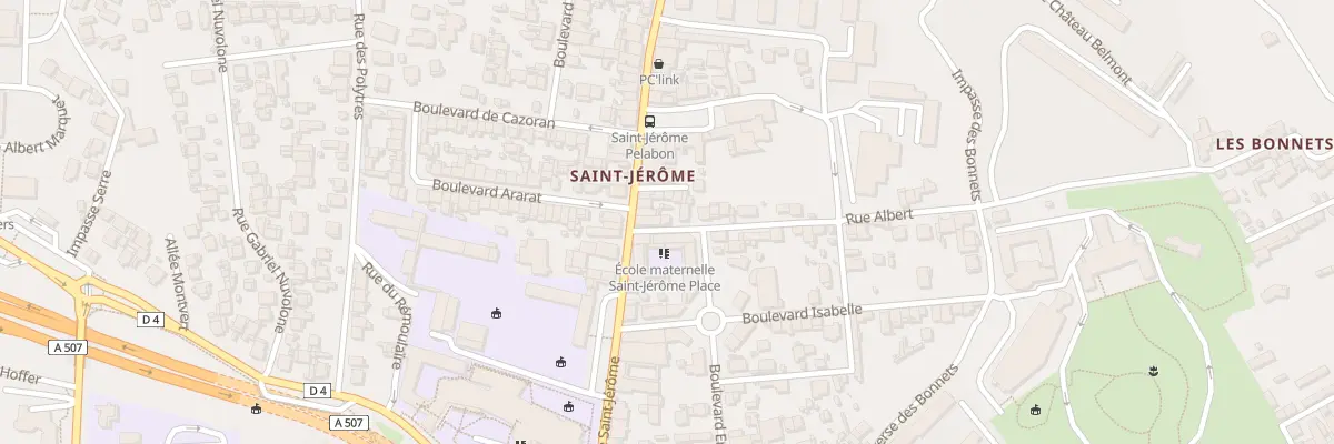 Plan du 3 Rue albert à Marseille 13e Arrondissement