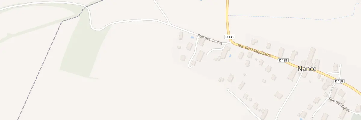 Plan du 9 Rue des Saules à Nance