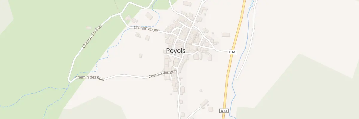 Plan du 112 La Grande Rue à Poyols