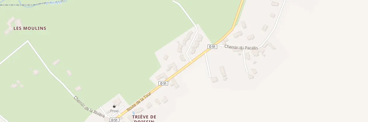 Plan du 1 Hlm les Lecheres à Doissin