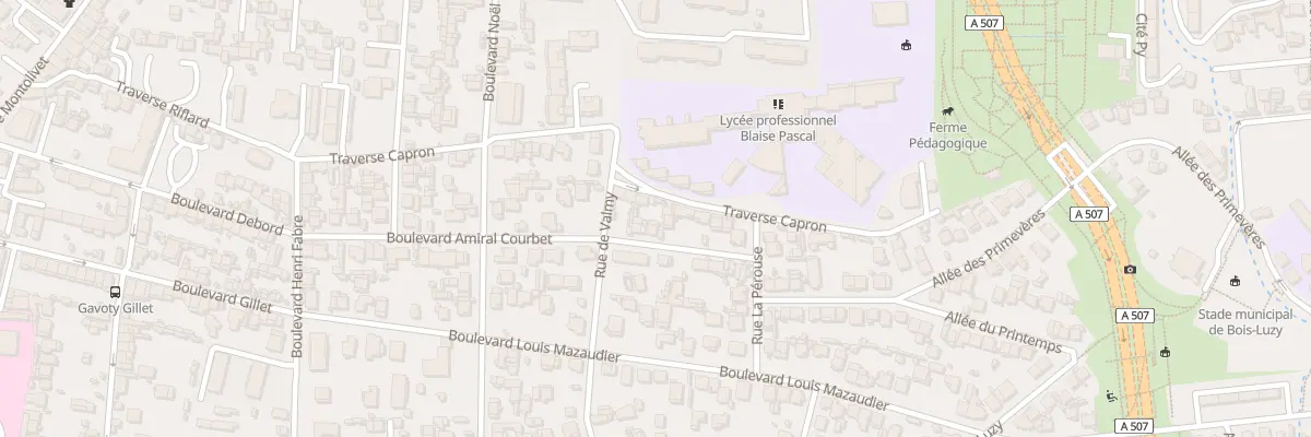 Plan du 43 Bd Amiral Courbet à Marseille 12e Arrondissement