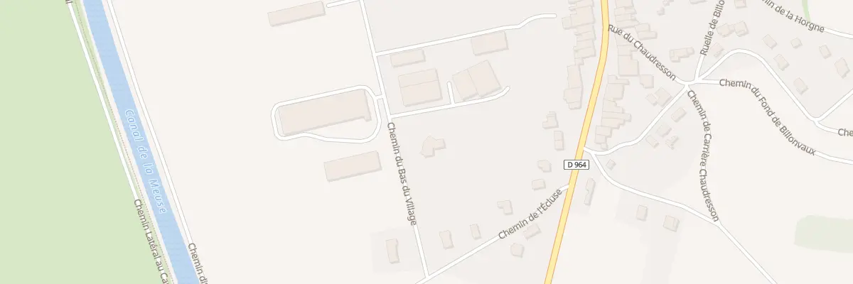 Plan du 9 Che du Bas du Village à Haudainville