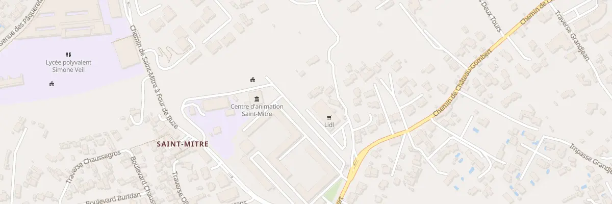 Plan du 153 Che de Chateau Gombert à Marseille 13e Arrondissement